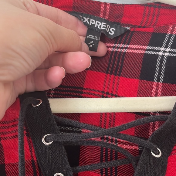 Lace up flannel - Picture 3 of 3
